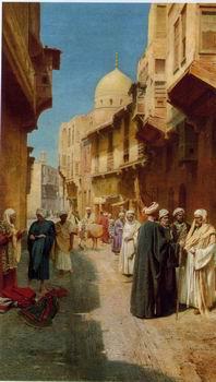 unknow artist Arab or Arabic people and life. Orientalism oil paintings  437